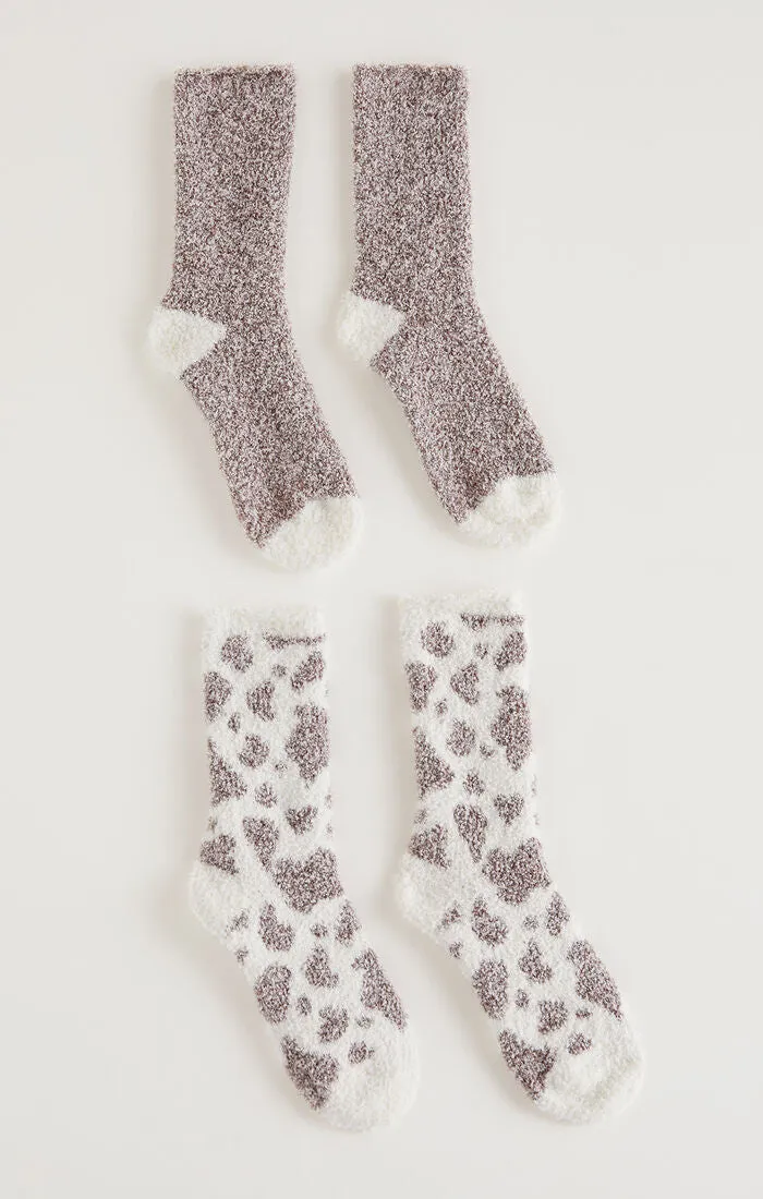 2 Pack Plush Socks