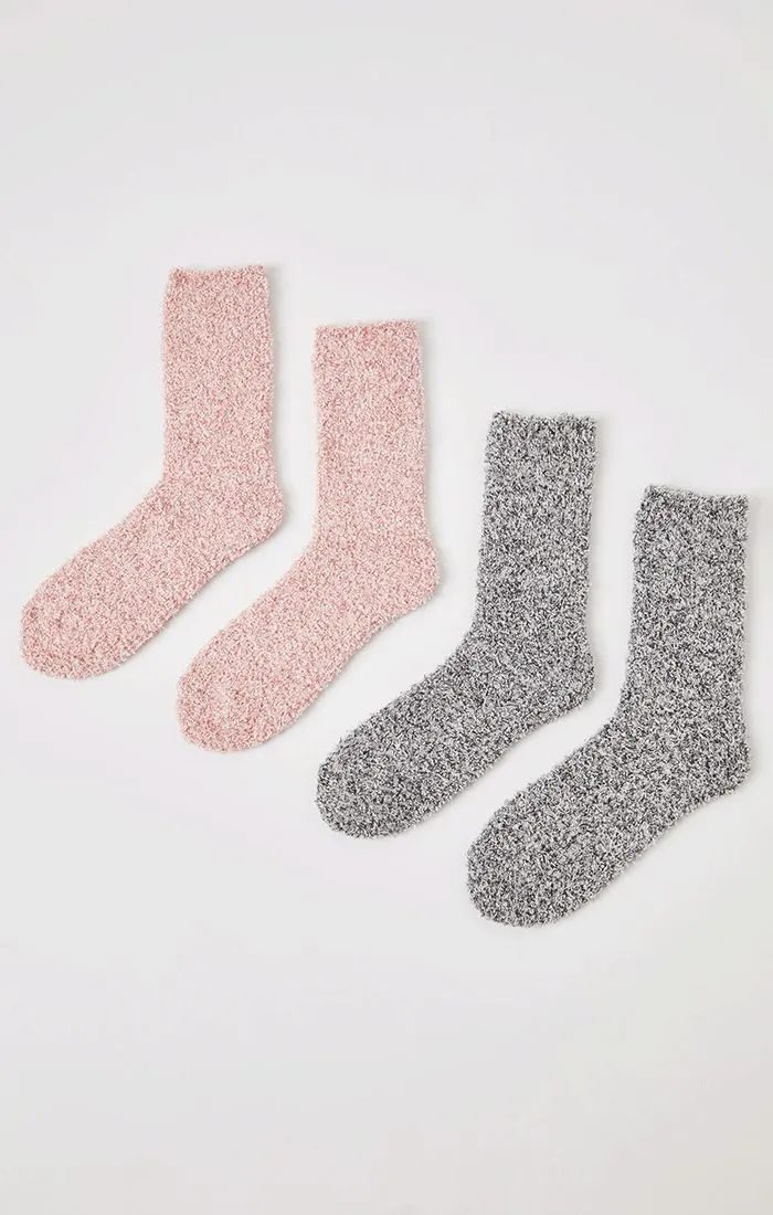 2 Pack Plush Socks
