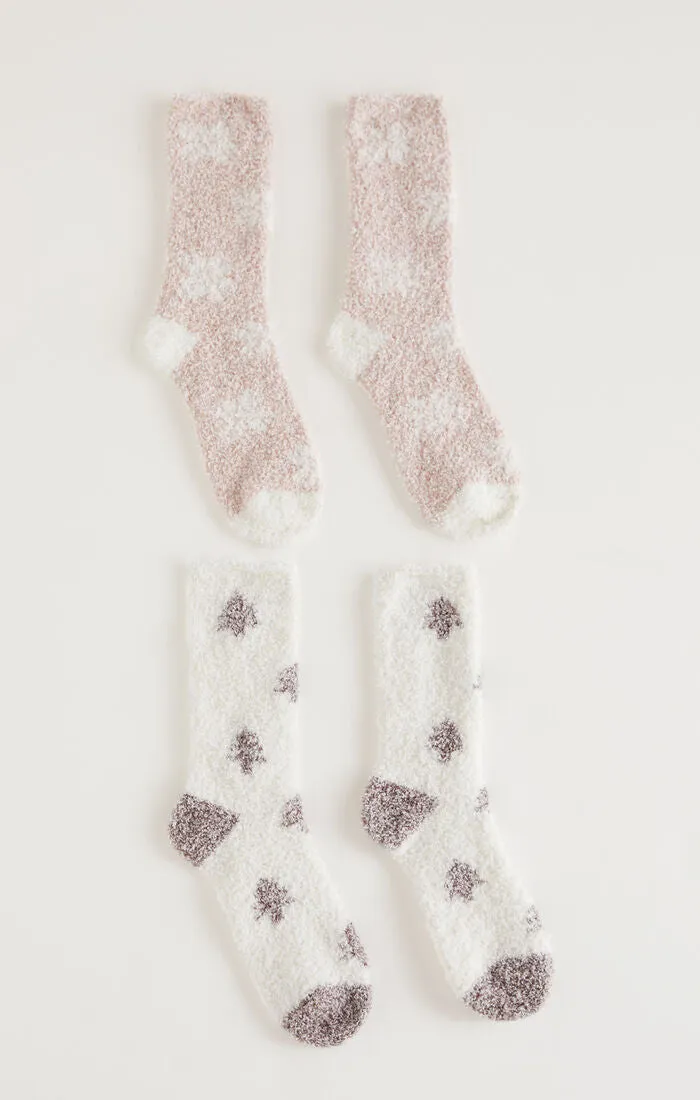 2 Pack Plush Socks