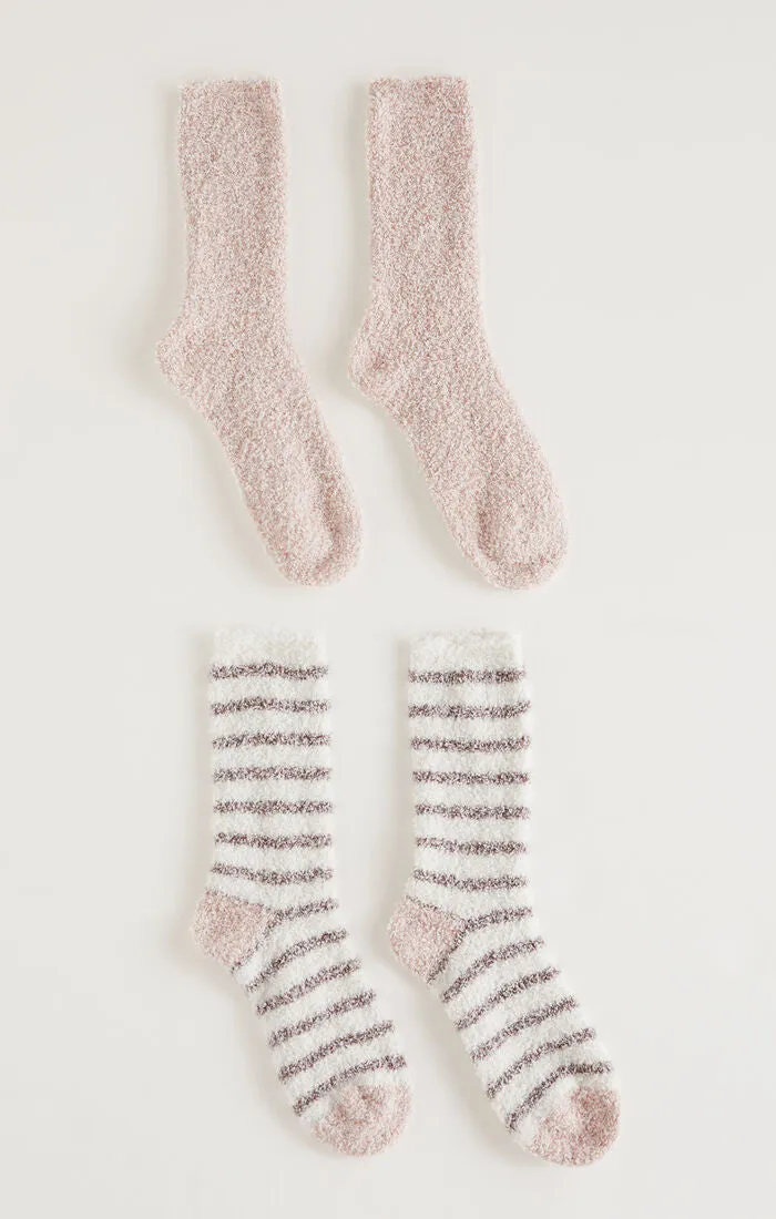 2 Pack Plush Socks