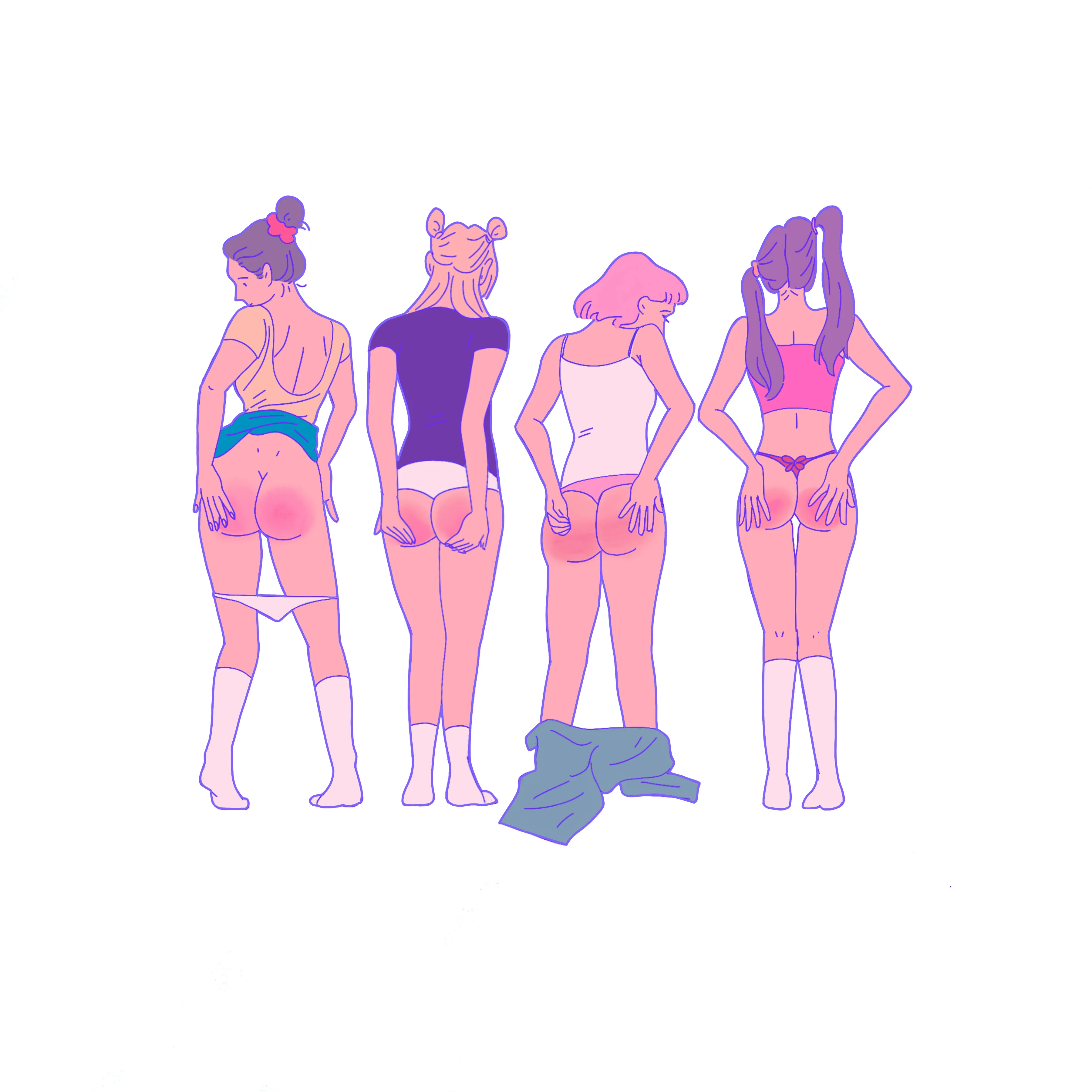 4 Sorry Girls by Jiangbrulant - ALL OVER T-shirt
