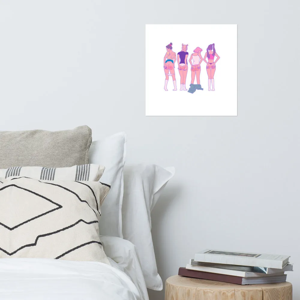 4 sorry girls by Jiangbrulant - Poster
