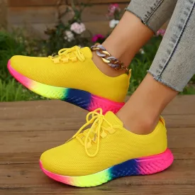 Alice  Damen-Sneaker mit Regenbogensohle
