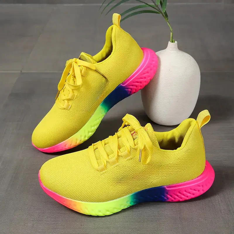 Alice  Damen-Sneaker mit Regenbogensohle
