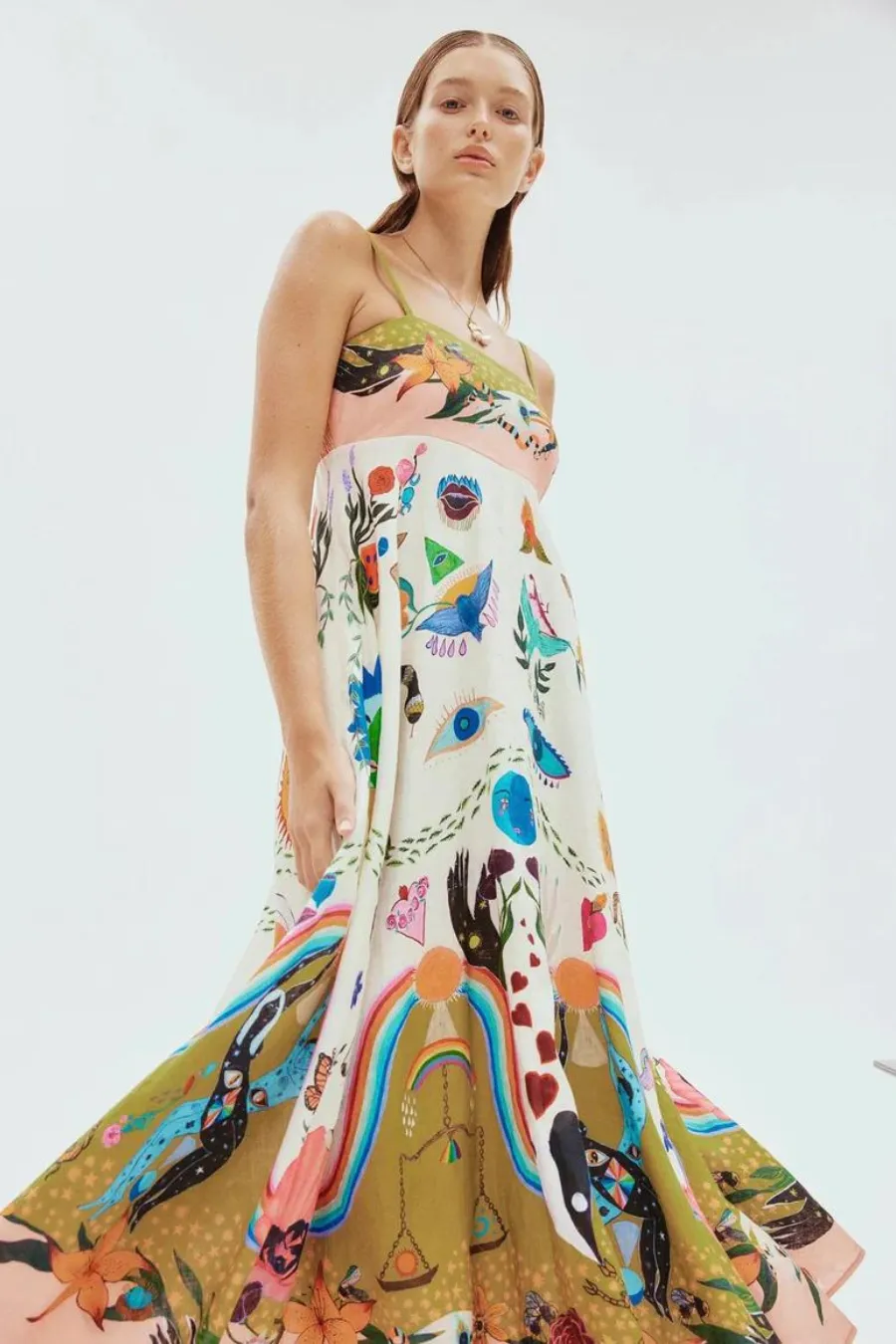 Evergreen Sundress Multi