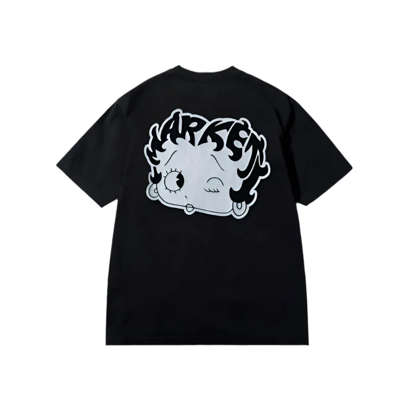 Market Betty Boop Mascot T-Shirt - Black