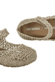 Mini Campana Papel Glitter Gold
