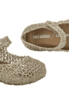 Mini Campana Papel Glitter Gold