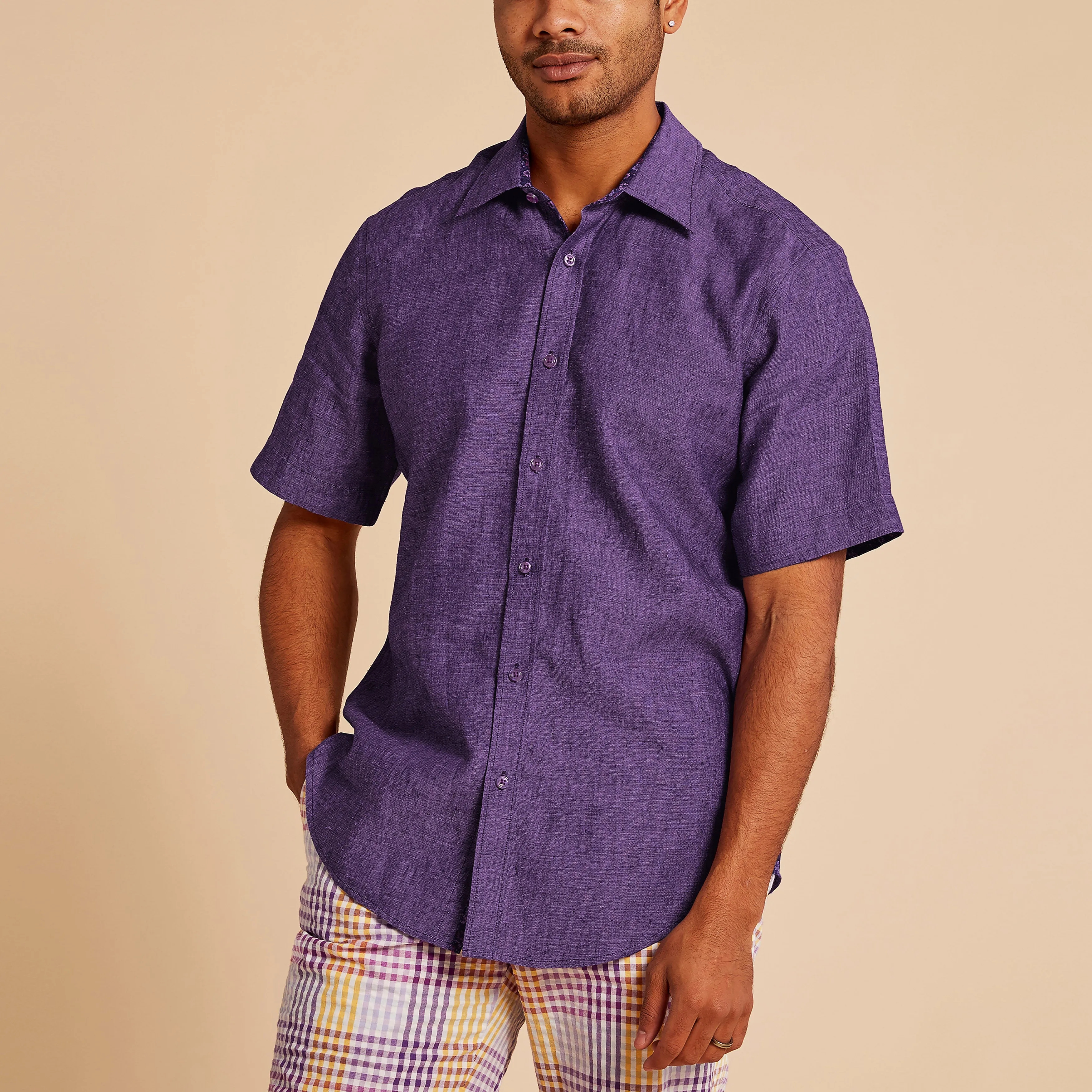 SS Linen Shirt  Seasonal Colors